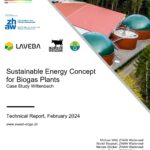 Portada de un estudio sobre eficiencia energética en plantas de biogas