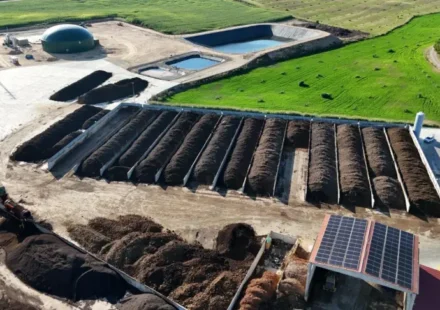 planta de compostaje y biogás de Alcarrás