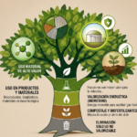 ilustración de un árbol que simboliza las distintas partes de la transición energética
