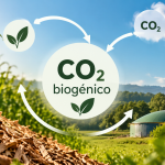 O₂ biogénico procedente de biomasa y plantas de biogás y biometano dentro del ciclo del carbono