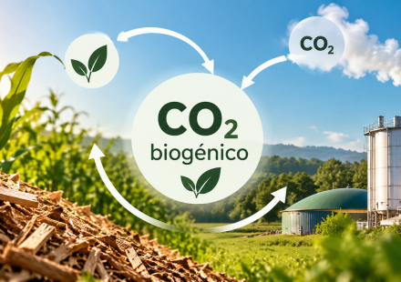 O₂ biogénico procedente de biomasa y plantas de biogás y biometano dentro del ciclo del carbono